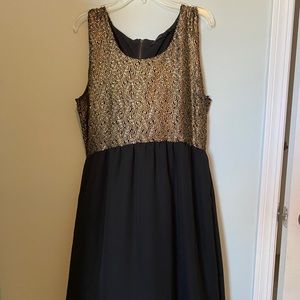 High-Low Blu Pepper Dress